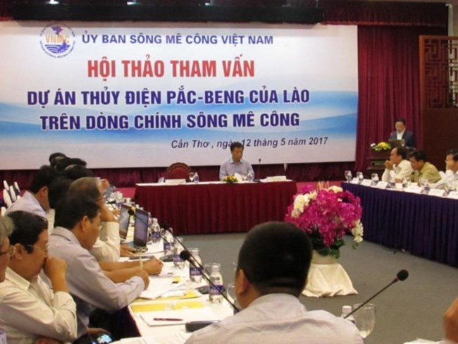 Hơn 20 triệu người dân Đồng bằng sông Cửu Long có thể bị ảnh hưởng nếu thủy điện Pắc Beng được xây dựng (16/5/2017)